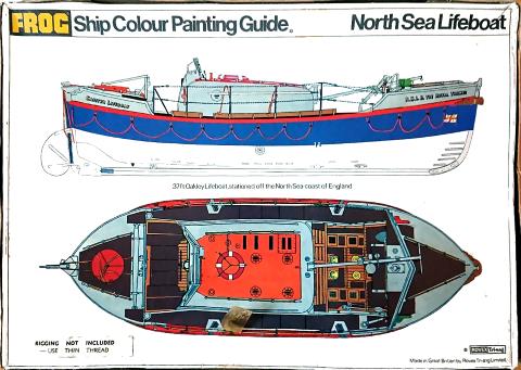 Схема окраски FROG F139 North Sea Lifeboat